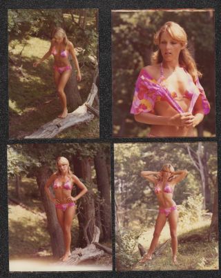 Lqqk 4 Vintage 1980s Originals,  Gorgeous Girl Next Door Bikini Beauty 61
