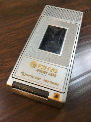 Vintage Kinyo Uv 413 Slim Vhs Cassete Tape Rewinder