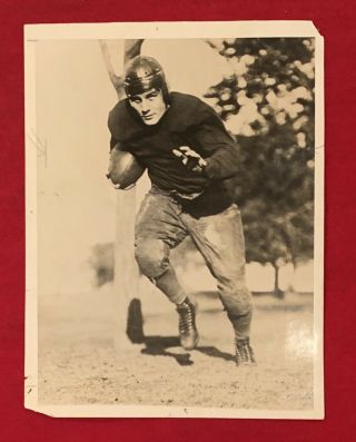 Antique 1927 Northwestern U Football Player Press Photo Vintage Early 1930 