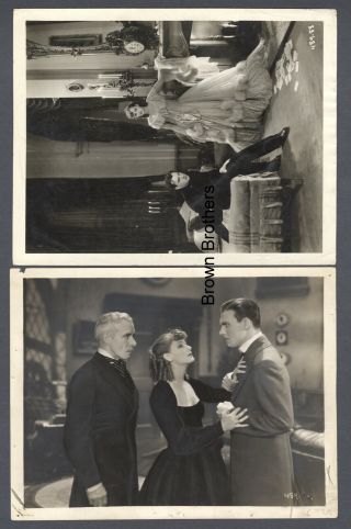 Vintage 1930 Hollywood Star Greta Garbo " Romance " Movie Photos (2) - Bb