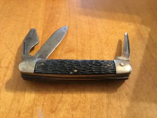 Vintage Imperial Cub Scouts Bsa Folding 3 Blade Knife