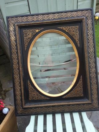 Large Antique Late 19th C Aesthetic Movement Picture Frame 26 By 21inches