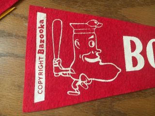 Bazooka Vintage 1959 Baseball Pennant Boston Red Sox 5 x 15 