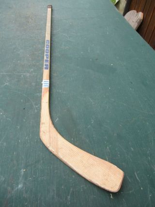 Vintage Wooden 51 " Long Hockey Stick Cooper Custom Pro