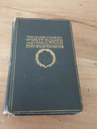 Vintage The Divine Comedy Of Dante Alighieri Translated By Longfellow 1895