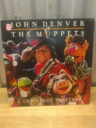 Vintage Vinyl John Denver Muppets Christmas Together Album 1979 Rca Records