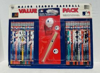 Major League Baseball Value Pack (nos) 28 Team Pencil Sharpener/eraser