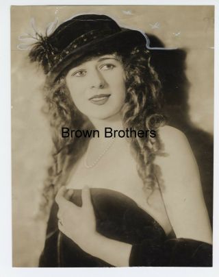Vintage 1920s Hollywood Actress & Producer Anita Stewart Dbw Photo - Brown Bros