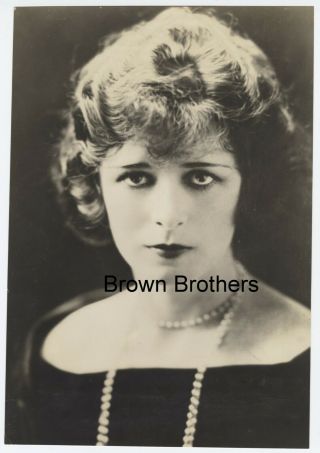 Vintage 1920s Hollywood Actress & Producer Anita Stewart Oversized Dbw Photo - Bb