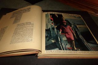 Vintage Scrapbook Newspapers John F Kennedy Assassination Oswald Houston Visit 2