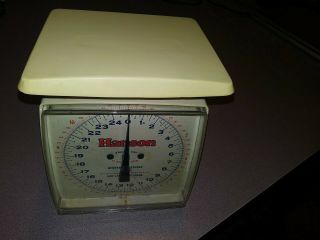 Vintage Hanson Utility Kitchen Scale 25 Lb Capacity Usa,  General Household Use.