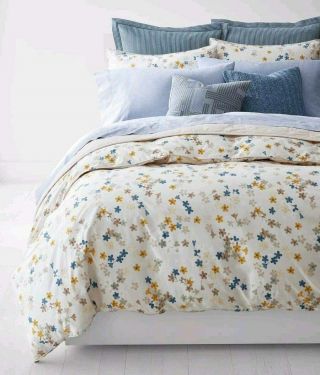 Ralph Lauren Hanah 3 - Piece Duvet Cover Set Full/queen Ditsy Floral 100 Cotton