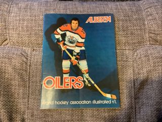 1972/73 Wha Program - Edmonton (alberta Oilers) Vs Winnipeg Jets,  Nov.  14 / 72