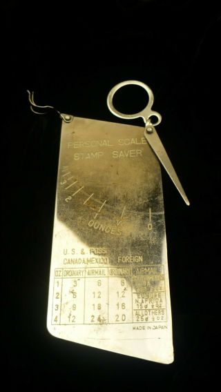 Postal Personal Scale " Stamp Saver " 1930 