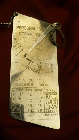 Postal personal scale 