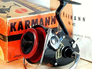 1968 Japanese Vintage Karmann No.  41 Spinning Reel - Used/excellent