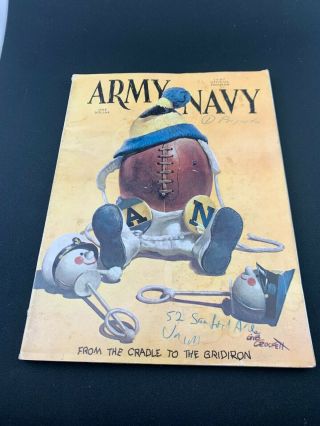 1967 Army Vs Navy College Football Program