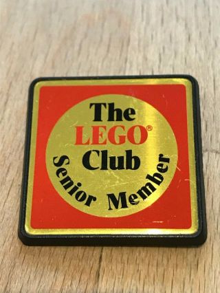 Vintage Lego Club Senior Member Badge