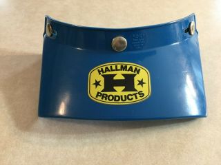 Vintage Hallman Products Crosspeak Helmet Visor,  Blue