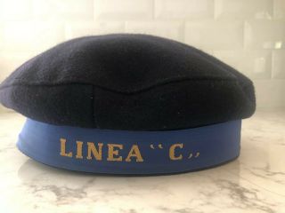 Vintage Costa Cruise Line Hat/beret.  " Linea C "