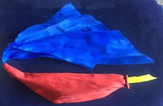 Vintage Magic Trick Rayon Double Color - Changing Silk,  No Skill,  Great For Kids 2