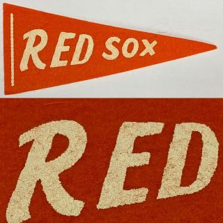 1970s Boston Red Sox Massachusetts Baseball Mini Pennant 2.  5x5.  75 Fenway Park