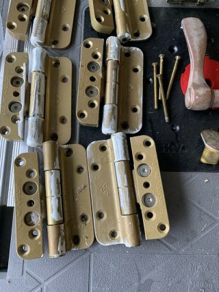Andersen Hinge Patio Door Hardware Set - Active/passive Antique Brass
