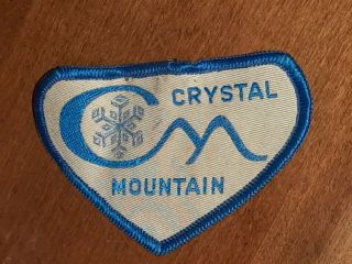 Vintage Crystal Mountain Snow Ski Resort Washington Patch