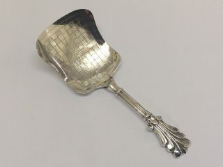 Stunning Victorian Solid Silver Caddy Spoon By George Unite Birmingham 1843