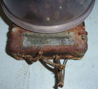 Vintage Sangamo Type H Induction Watthour Electric Meter Glass Cover Cast Iron 2