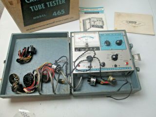 Vintage B&k Cathode Ray Tube Tester Model 465