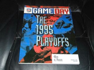 1995 Nfc Playoff Football Program Green Bay Packers Vs San Francisco 49ers