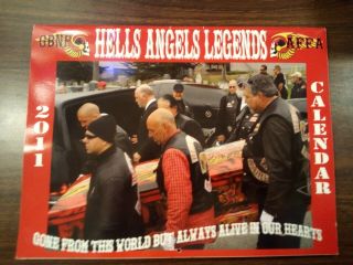 Support 81 Red And White Big Red Machine Hells Angels Calendar 1