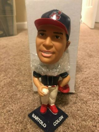 2001 Bartolo Colon Cleveland Indians Stadium Bobblehead (6 Out Of 7)