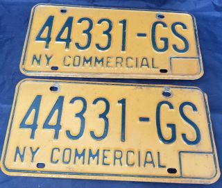 York License Plates Matching Set: 44331 - Gs 1970 