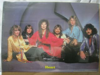Heart Band Rock And Roll Vintage Poster Garage 1980 Cng341