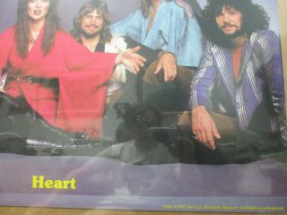 HEART BAND ROCK AND ROLL VINTAGE POSTER GARAGE 1980 CNG341 3