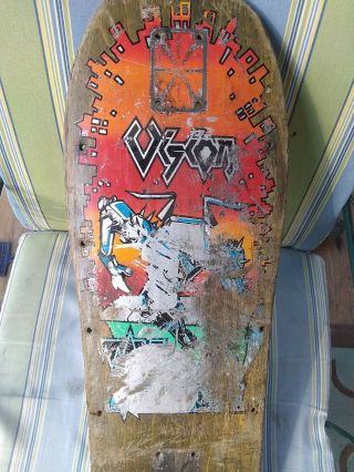 Vision Tom Groholski Robot Skateboard Deck Vintage old school 86 Gonzales,  Gator 2