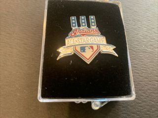 1997 Mlb Cleveland Indians All Star Game Press Pin Baseball Vintage Nib