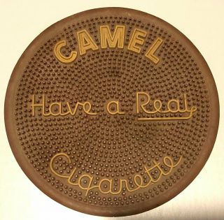Vintage Camel Cigarette Advertising – Rubber Bar Counter Coin Pad