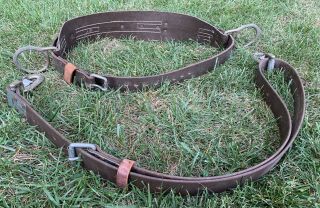 Vintage Klein Tools Lineman’s Body Belt And Strap System. 2