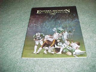 1984 Eastern Michigan Hurons Football Media Guide