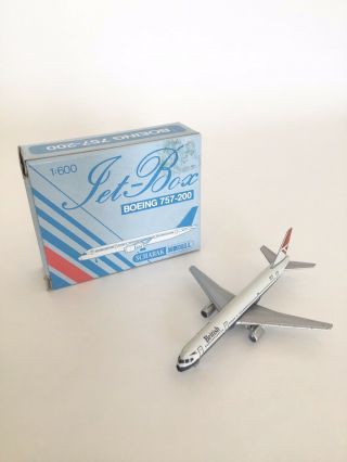 Vintage 1980’s,  Schabak,  British Airways,  Boeing 757,  1:600,  Die Cast