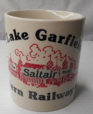 Salt Lake Garfield & Western Railway Co.  The Saltair Route Coffee Railroad Mug
