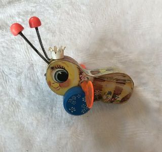 Vintage Fisher Price Queen Buzzy Bee Toy