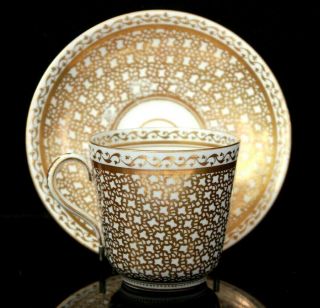 Antique Sampson Bridgwood Son Tea cup and Saucer Circa 1865 2