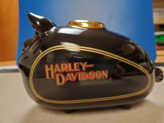 Harley Davidson Motorcycle Gas Tank Piggy Bank A - 1 Not