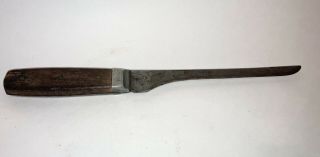 Vintage 6.  5 Inch Boning Knife Carbon Steel Blade Wood Handle
