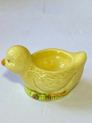 Vintage Yellow Chick Egg Cup Easter