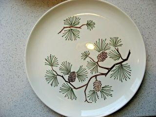 Vintage Mid Century Stetson Marcrest Misty Pine Dinner Plate - 9.  5 " D